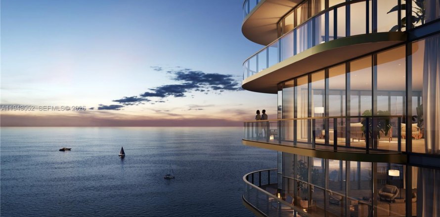 Кондоминиум с 4 спальнями в Помпано-Бич, Флорида № 2000992