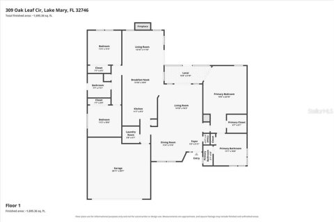 Villa ou maison à vendre à Lake Mary, Floride: 3 chambres, 170.29 m2 № 2209516 - photo 25