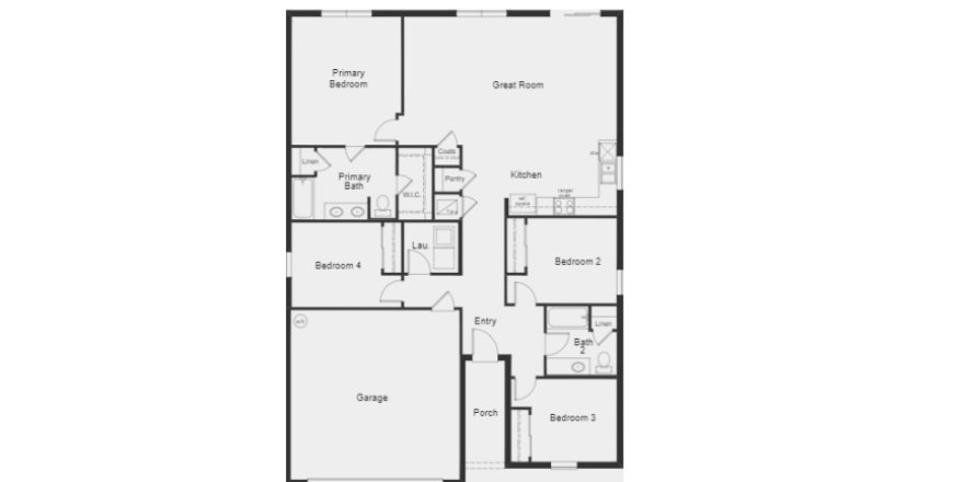 Дом в Sawgrass Lakes II в Парриш, Флорида 3 комнаты, 159м2 № 567691