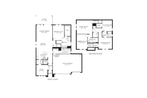 House floor plan «4BR-1», 4 bedrooms in Victoria Oaks