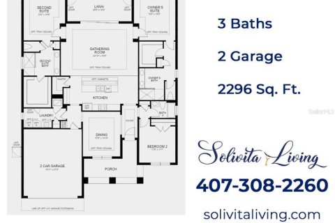 House in Kissimmee, Florida 3 bedrooms, 215.53 sq.m. № 2210007 - photo 5