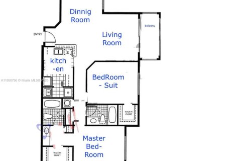 Copropriété à vendre à Aventura, Floride: 2 chambres, 102.19 m2 № 1950766 - photo 11