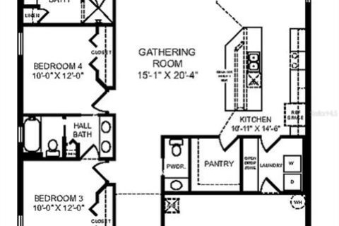 Villa ou maison à louer à Mulberry, Floride: 4 chambres, 181.81 m2 № 2405214 - photo 22