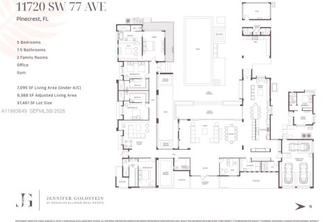 Villa ou maison à vendre à Pinecrest, Floride: 5 chambres, 659.14 m2 № 2050813 - photo 10