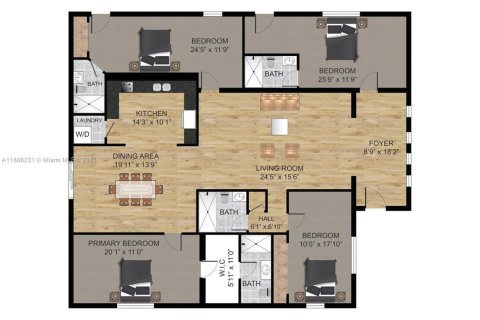 House in Miami Springs, Florida 4 bedrooms, 240.8 sq.m. № 1942252 - photo 20