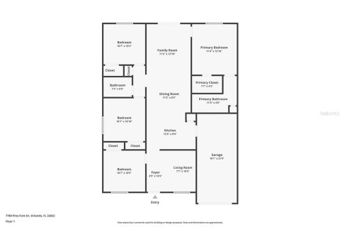 Villa ou maison à vendre à Orlando, Floride: 4 chambres, 121.61 m2 № 1849810 - photo 17