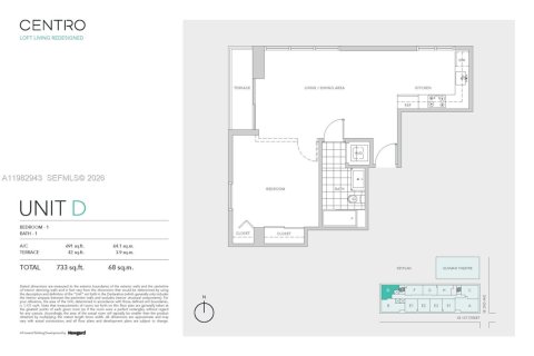 Снять в аренду кондоминиум в Майами, Флорида 1 спальня, 64.2м2, № 2049805 - фото 28