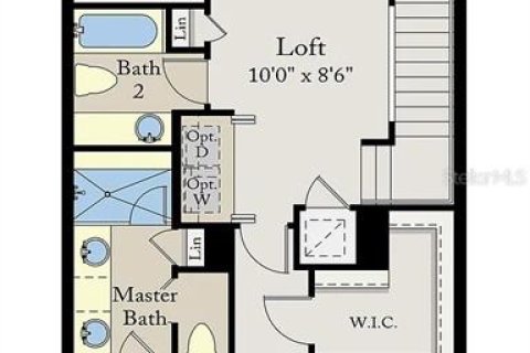 Townhouse in Orlando, Florida 3 bedrooms, 152.27 sq.m. № 1792786 - photo 18