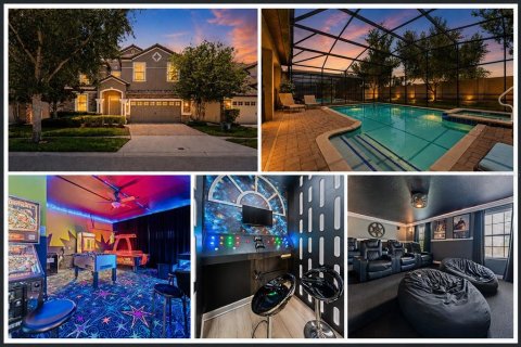 House in Davenport, Florida 8 bedrooms, 447.79 sq.m. № 2123604