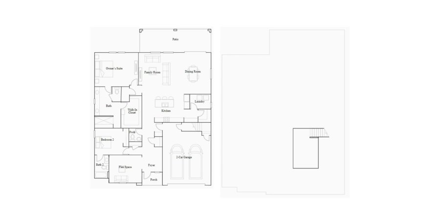 House floor plan «205SQM», 2 bedrooms in ANGELINE