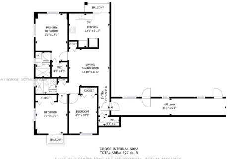 Copropriété à louer à Miami, Floride: 3 chambres, 98.76 m2 № 1997020 - photo 21