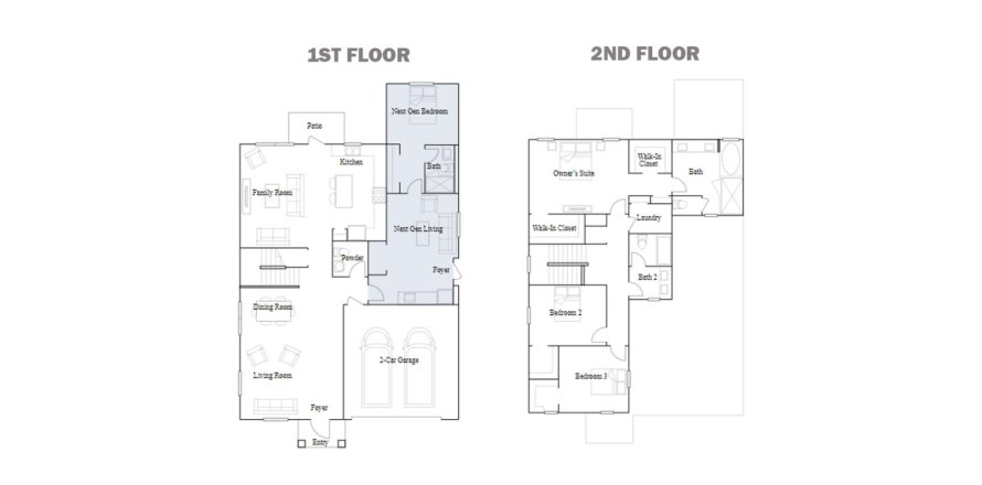 Townhouse floor plan «283SQM NAPOLI», 4 bedrooms in SIENA RESERVE