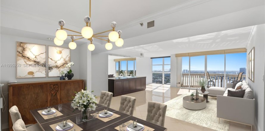 Кондоминиум с 3 спальнями в Авентура, Флорида № 2054660