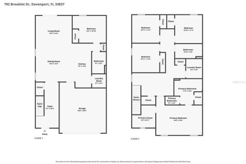 House in Davenport, Florida 5 bedrooms, 234.3 sq.m. № 2418978 - photo 27