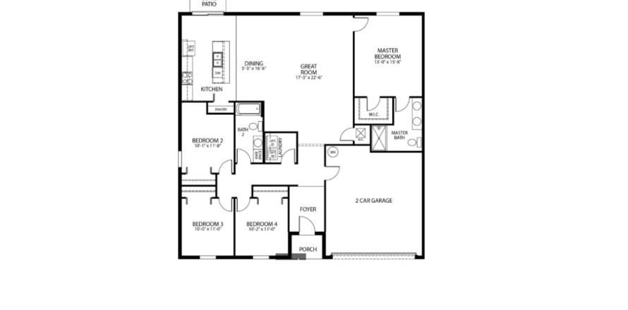 Casa en Deland by Maronda Homes en DeLand, Florida 4 dormitorios, 173 m2 № 608922