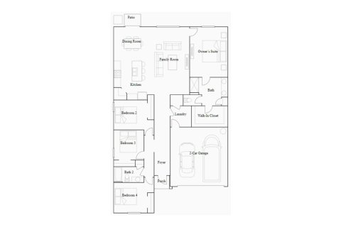 Townhouse floor plan «179SQM», 4 bedrooms in ABBOTT SQUARE