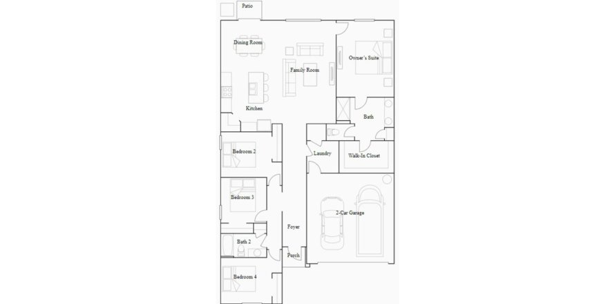 Таунхаус в ABBOTT SQUARE в Зеферхиллс-Норт, Флорида 4 спальни, 179м2 № 66067