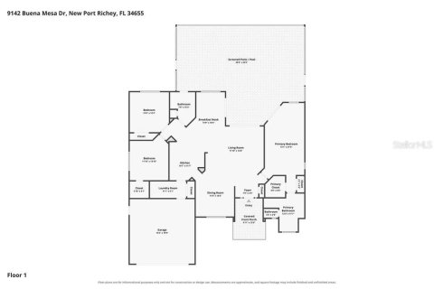 House in New Port Richey, Florida 3 bedrooms, 174.28 sq.m. № 2393394 - photo 2