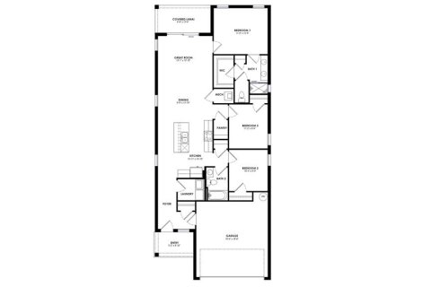 House in Ocala, Florida 3 bedrooms, 130.25 sq.m. № 2234029 - photo 11