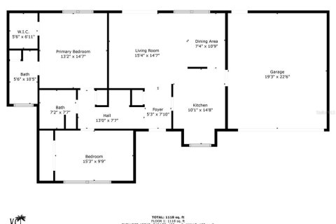 House in Palatka, Florida 2 bedrooms, 113.71 sq.m. № 1759856 - photo 27