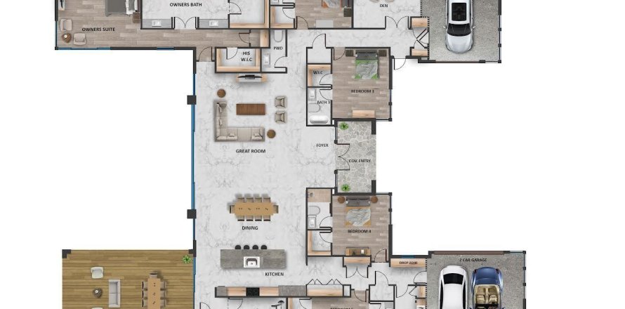 House in Palm Beach Gardens, Florida 6 bedrooms, 455.78 sq.m. № 70352