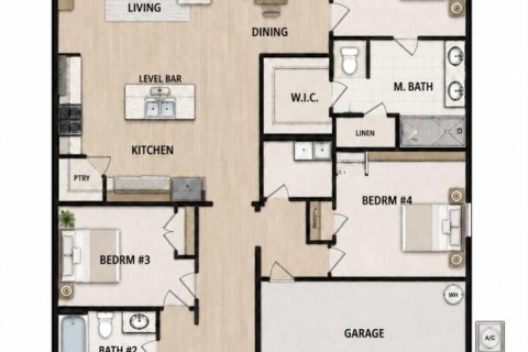 Villa ou maison à vendre à Sebring, Floride: 4 chambres, 154.68 m2 № 2185273 - photo 5
