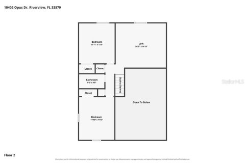 Villa ou maison à louer à Riverview, Floride: 4 chambres, 196.95 m2 № 2389433 - photo 3