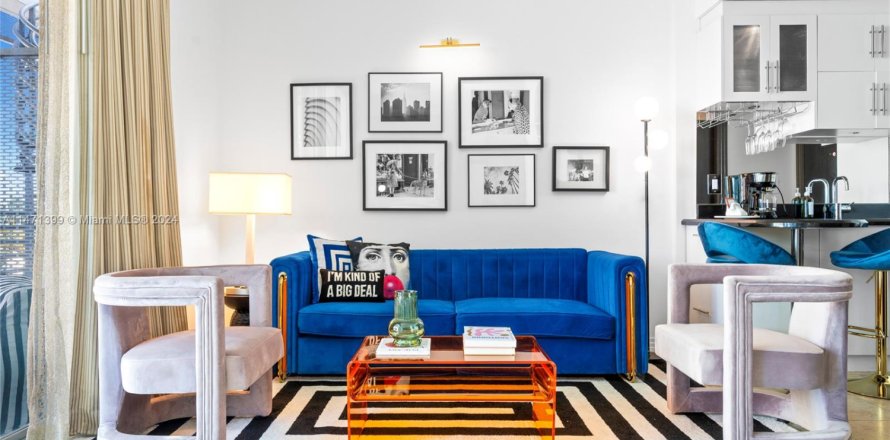 Studio à Condo à Miami Beach, Floride  № 1977959