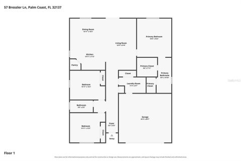 Villa ou maison à vendre à Palm Coast, Floride: 3 chambres, 169.18 m2 № 2347896 - photo 8