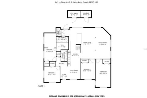 Villa ou maison à louer à Saint Petersburg, Floride: 4 chambres, 176.89 m2 № 2415288 - photo 19