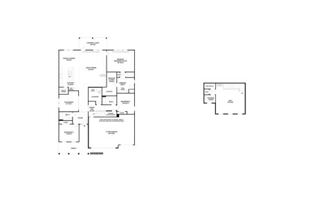 House floor plan «House», 3 bedrooms in Preserve at Beacon Lake by Toll Brothers