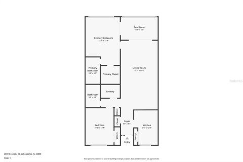 Condo in Lake Wales, Florida, 2 bedrooms  № 2377843 - photo 21