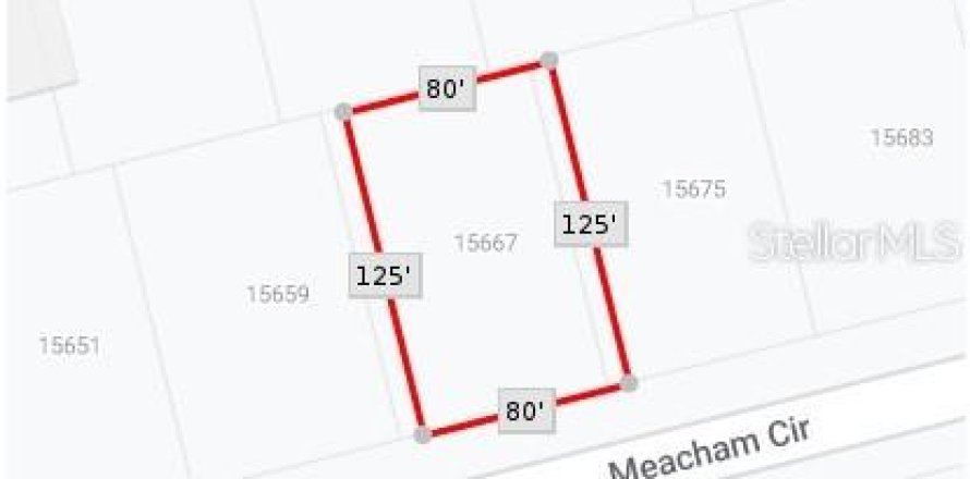 Terreno en Port Charlotte, Florida № 2164108