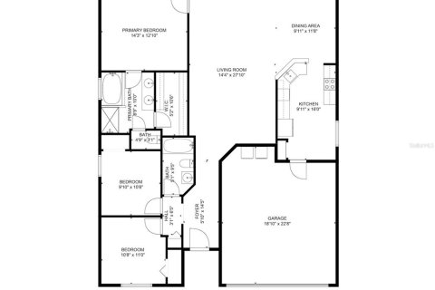 House in Wesley Chapel, Florida 3 bedrooms, 141.68 sq.m. № 1612858 - photo 16
