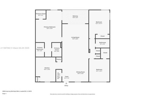 Condominio en venta en Lauderhill, Florida, 3 dormitorios, 164.44 m2 № 1949511 - foto 23