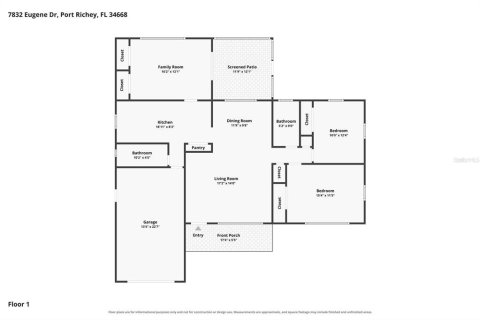 Villa ou maison à louer à Port Richey, Floride: 3 chambres, 121.7 m2 № 2390876 - photo 16
