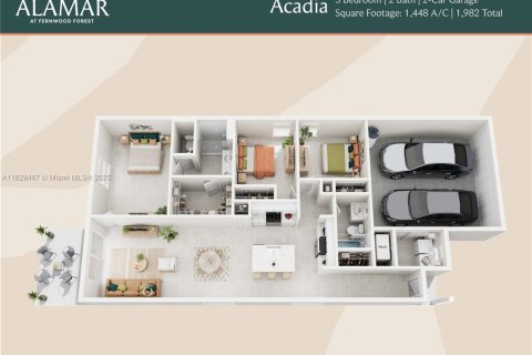 Villa ou maison à louer à Indiantown, Floride: 3 chambres, 134.52 m2 № 1804139 - photo 2