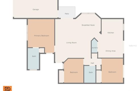 Casa en venta en Temple Terrace, Florida, 3 dormitorios, 112.32 m2 № 1869788 - foto 21