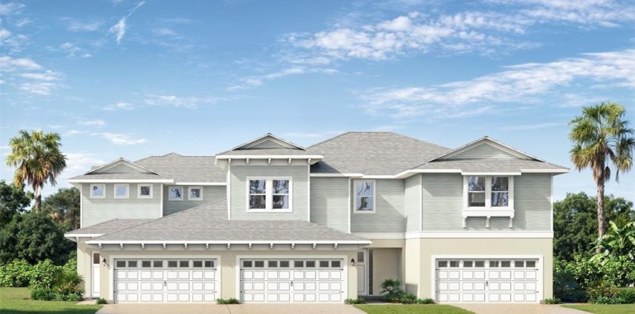 Townhouse in Wesley Chapel, Florida 3 bedrooms, 162.39 sq.m. № 2400074