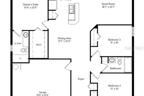 Casa en venta en Winter Haven, Florida, 3 dormitorios, 119.47 m2 № 2398596 - foto 4