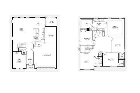 House floor plan «floor Carlisle», 2 bedrooms in Canton Park