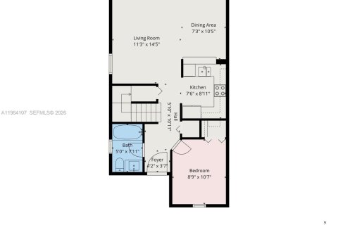 Townhouse in Miami, Florida 3 bedrooms, 116.59 sq.m. № 2026181 - photo 28