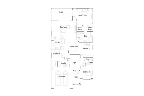 Townhouse floor plan «209SQM ISABELLA», 3 bedrooms in HERITAGE LANDING