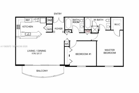 Condominio en venta en Coral Gables, Florida, 2 dormitorios, 109.25 m2 № 2030987 - foto 25