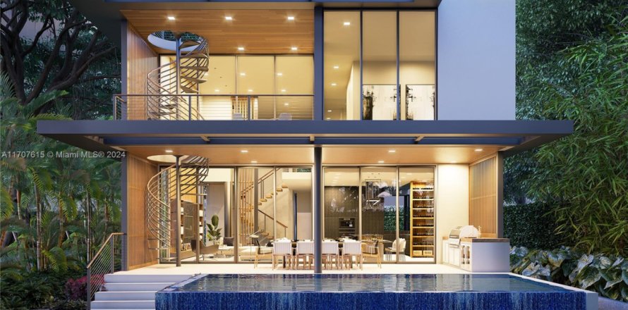 House in Miami, Florida 4 bedrooms № 1983340