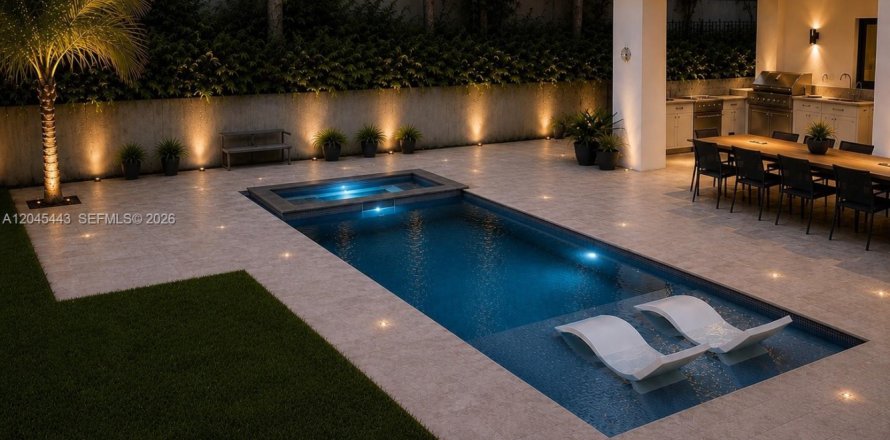 House in Hollywood, Florida 5 bedrooms, 372.17 sq.m. № 2173659