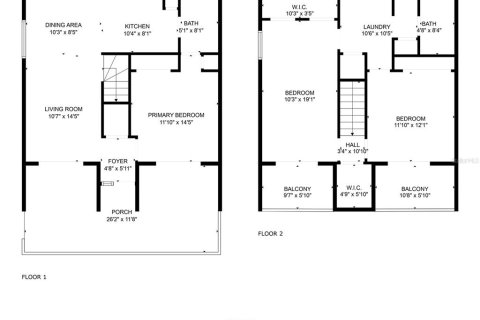 Condo in Kissimmee, Florida, 3 bedrooms  № 1765305 - photo 12