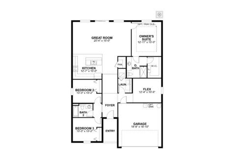 Townhouse floor plan «162SQM SENTINEL», 3 bedrooms in SUMMERWOODS