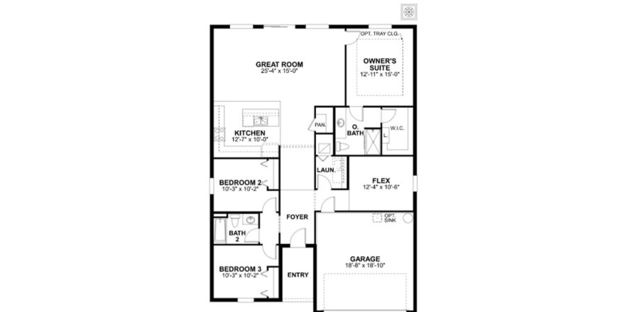Таунхаус в SUMMERWOODS в Парриш, Флорида 3 спальни, 162м2 № 178502