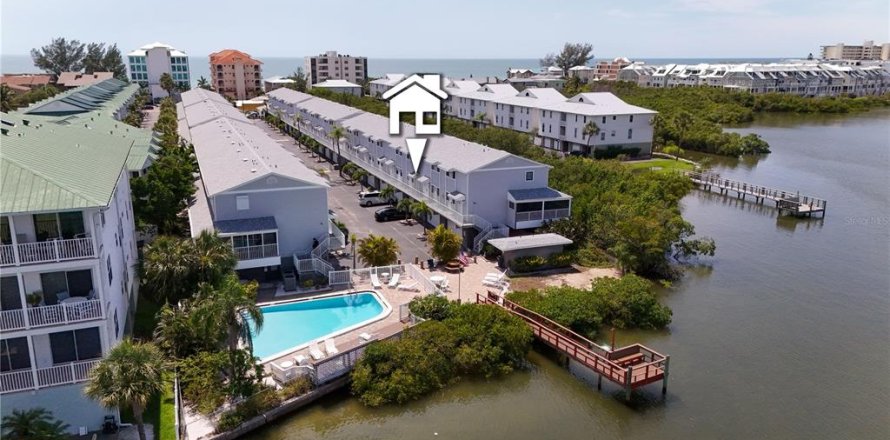 Condo in Indian Shores, Florida, 2 bedrooms  № 2142744